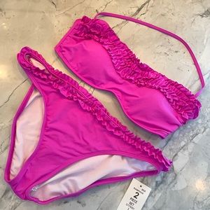 Rampage Hot Pink Bikini NWT size Large